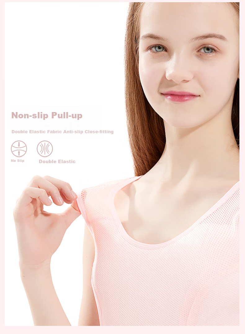 Hello Kitty Girls' Training Bra, Developmental Underwear, Breathable Camisole, Girls' Bra, Thin Summer Style, 88009 White-Pink, Size 150 6