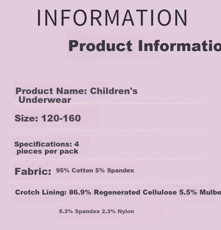 MiiOW [10A Antibacterial + Mulberry Silk Crotch] Girls' Summer Thin Breathable Boxer Briefs for Childre 8