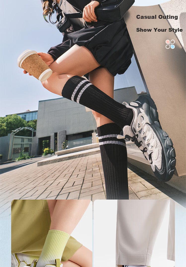 FILA Mushroom Sneakers Modern Sports Shoes Women's Autumn Winter Thick Sole Casual Dad Shoes 12
