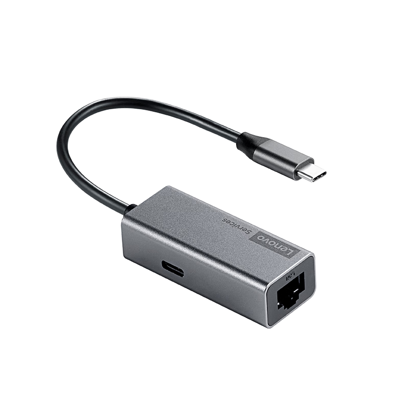 Lenovo Type-C to RJ45 Ethernet Adapter, Gigabit Network Cable Expansion Dock Converter, Compatible with Apple, Xiaomi, Huawei Laptops, Expansion Dock BY01-RC Gigabit
