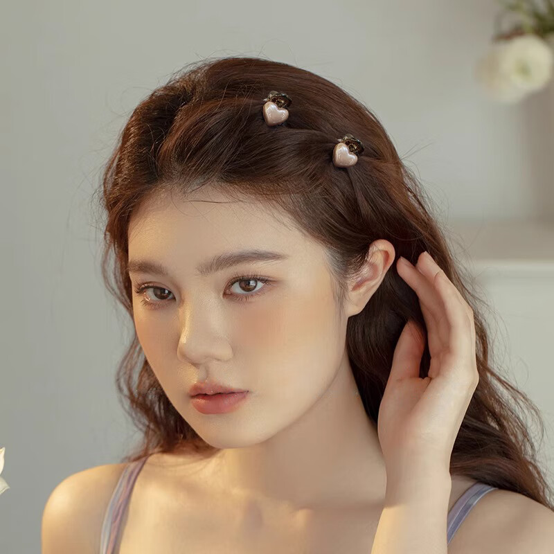 Xiangwan Hair Clips, 2-Piece Set, Small Hair Clips, Princess Hairpins for Women, Bangs Clips, Hair Accessories, Exquisite Small Hair Clips, Hair Ornaments 5