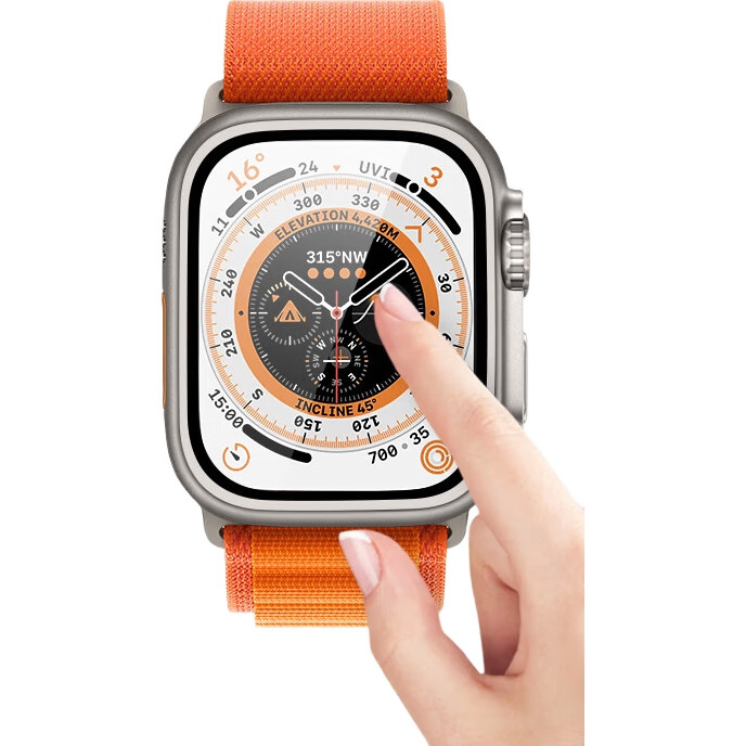 Защитный чехол BHO для Apple Watch Series 9/10, Ultra Protective Case для iWatch S8/7/6/SE3/2 с закаленным стеклом