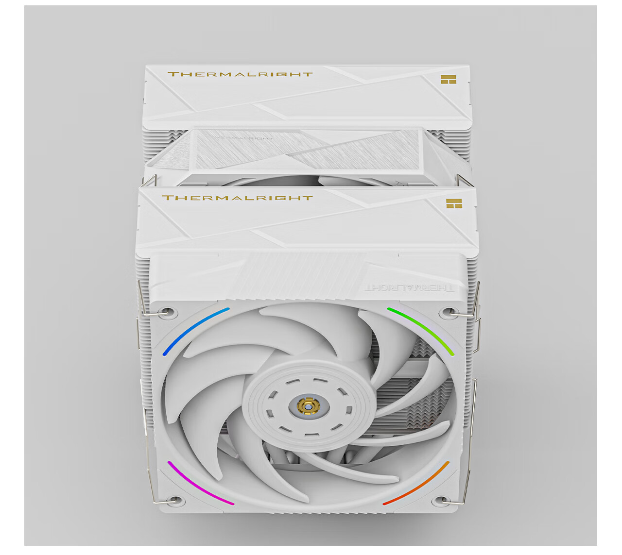 Thermalright ROYAL PRETOR 130 ULTRA WHITE, Dual-Tower Airflow Design with 7 Heat Pipes, Wind Cooling Radiator, RP130 WHITE 3