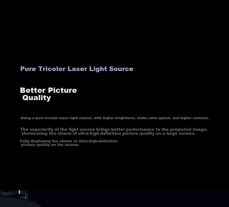 MI Laser Projector, 3 4K Resolution, Pure Tri-Color Laser Light Source, MI Pengpai Smart Home Theater All-In Cloud Platform, First-Class Energy Efficiency 9