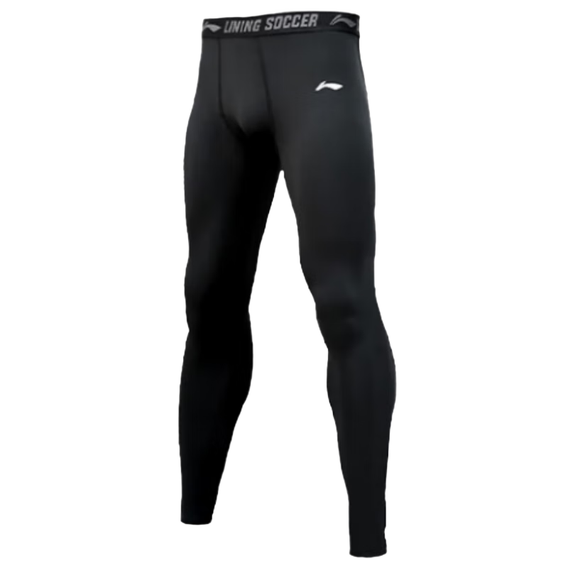 LI-NING Kids Compression Pants Spring Summer Basketball Training Quick-Dry Leggings Soccer Running Fitness Sports Trousers XS