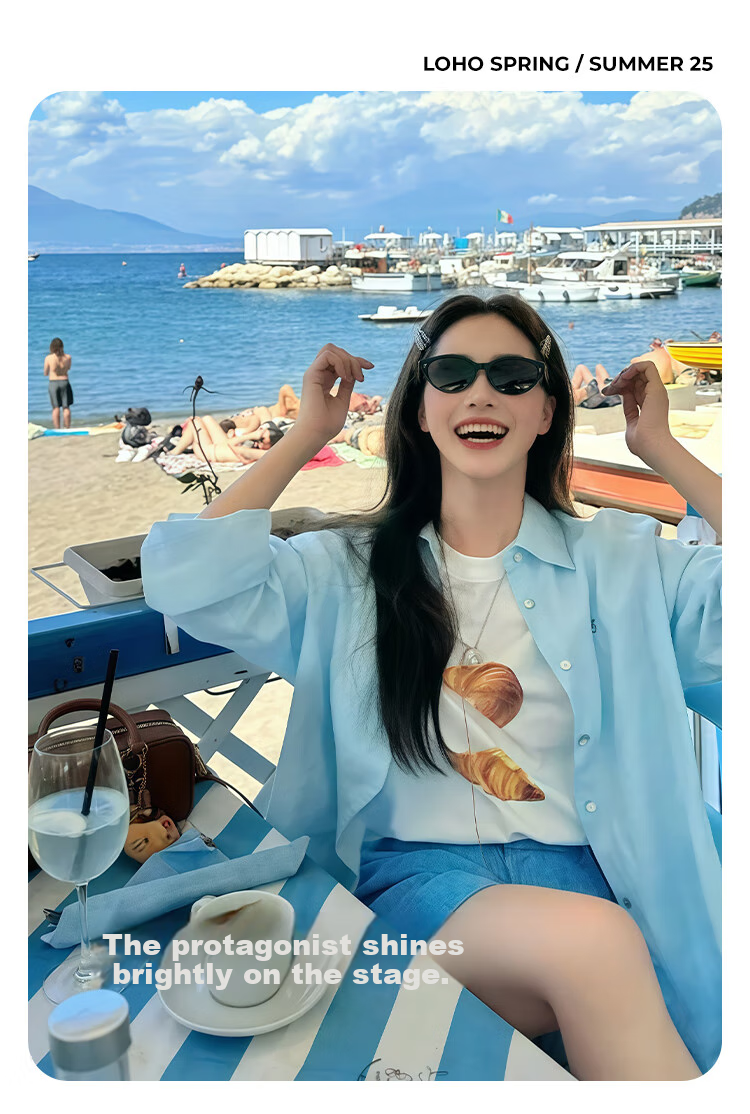 LOHO Cat Eye Sunglasses for Women, UV Protection, Retro Sunglasses, Sun Protection, Square And Round Face, Face-Slimming Effect, New Style 2026 1