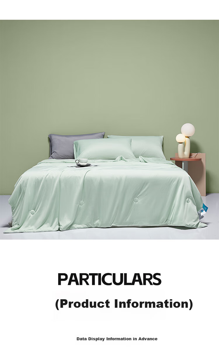 Wuyinliangpin Class A Cooling Air Conditioning Quilt, Washable Summer Cool Quilt, Cooling Value 0.29, Water Green, 2.0m*2.3m 10