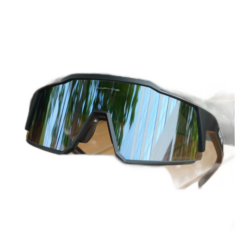 KAPVOE Cycling Glasses with Photochromic Lenses, Professional Windproof Glasses for Road Bikes, Sports Glasses for Nearsightedness, Day And Night Use, for Men And Wome