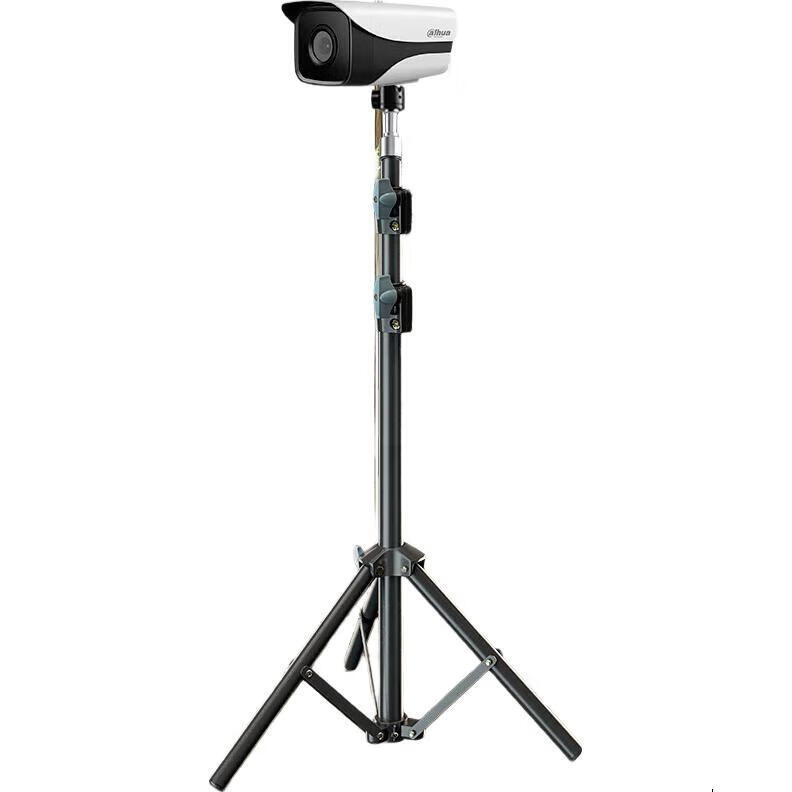 Liantuo Surveillance Camera Floor Stand Indoor Outdoor Telescopic Temperature Measurement Mobile Tripod Hikvision Dahua Camera Extension Pole