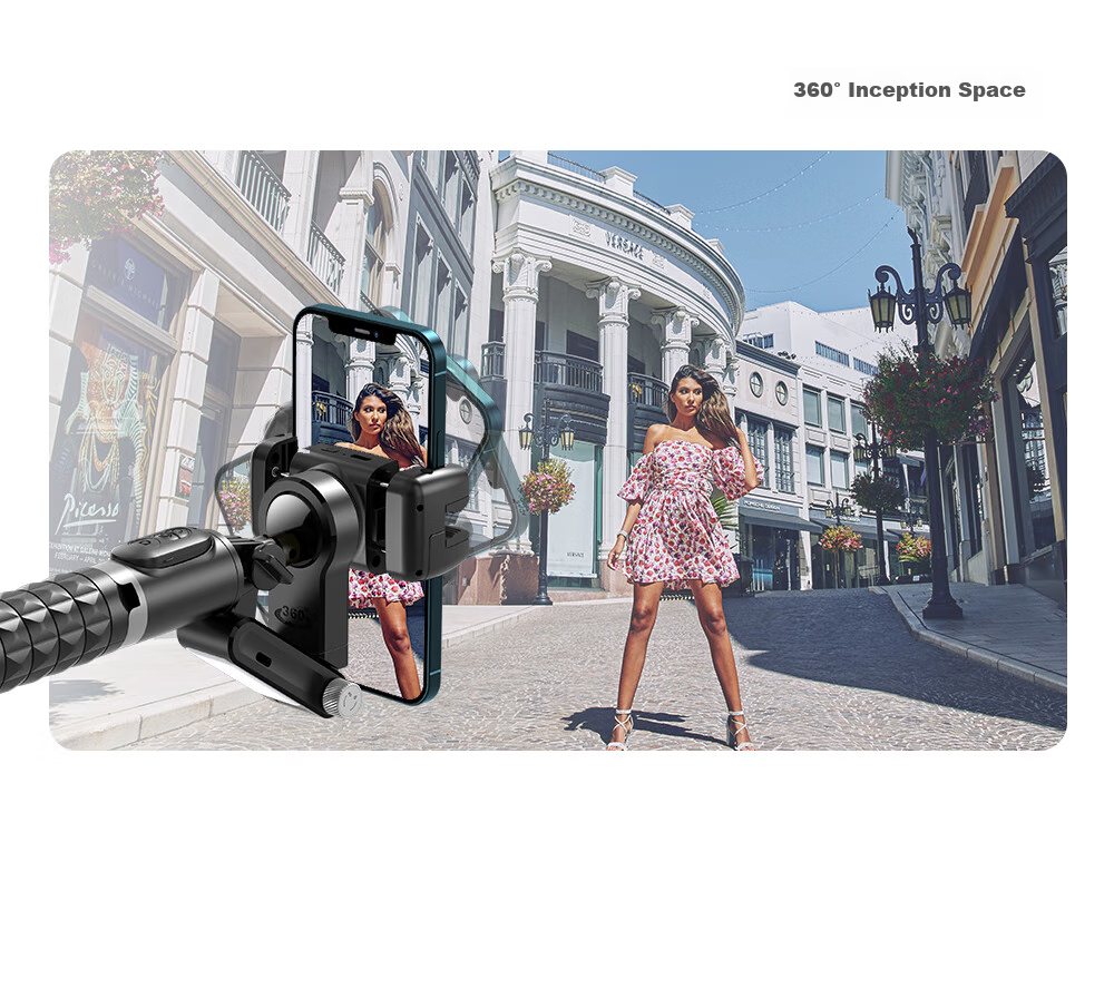 Selfieshow C16 Upgraded Mobile Phone Stabilizer Handheld Gimbal Full-Automatic 360-Degree Rotation Tracking Live Streaming Short Video Vlog Travel Selfie Stick 8