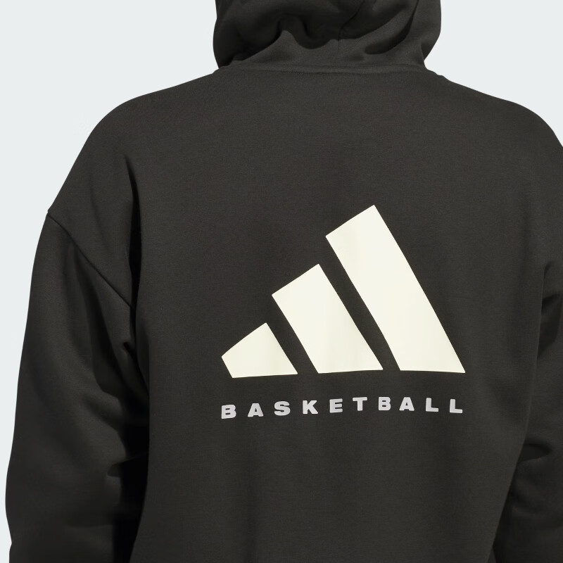 Adidas Unisex Basketball Series ADI BB FZ HOODY Knit Jacket KB3064 Black L 6