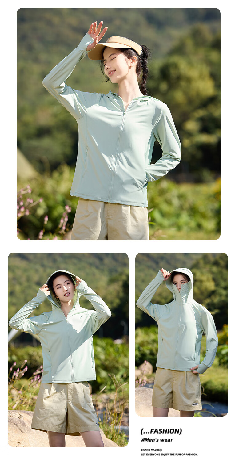 JEANSWEST Women's Cooling Sports Sun Protection Jacket UPF50+ Outdoor UV Protection Ice Mist Pink 2XL 19