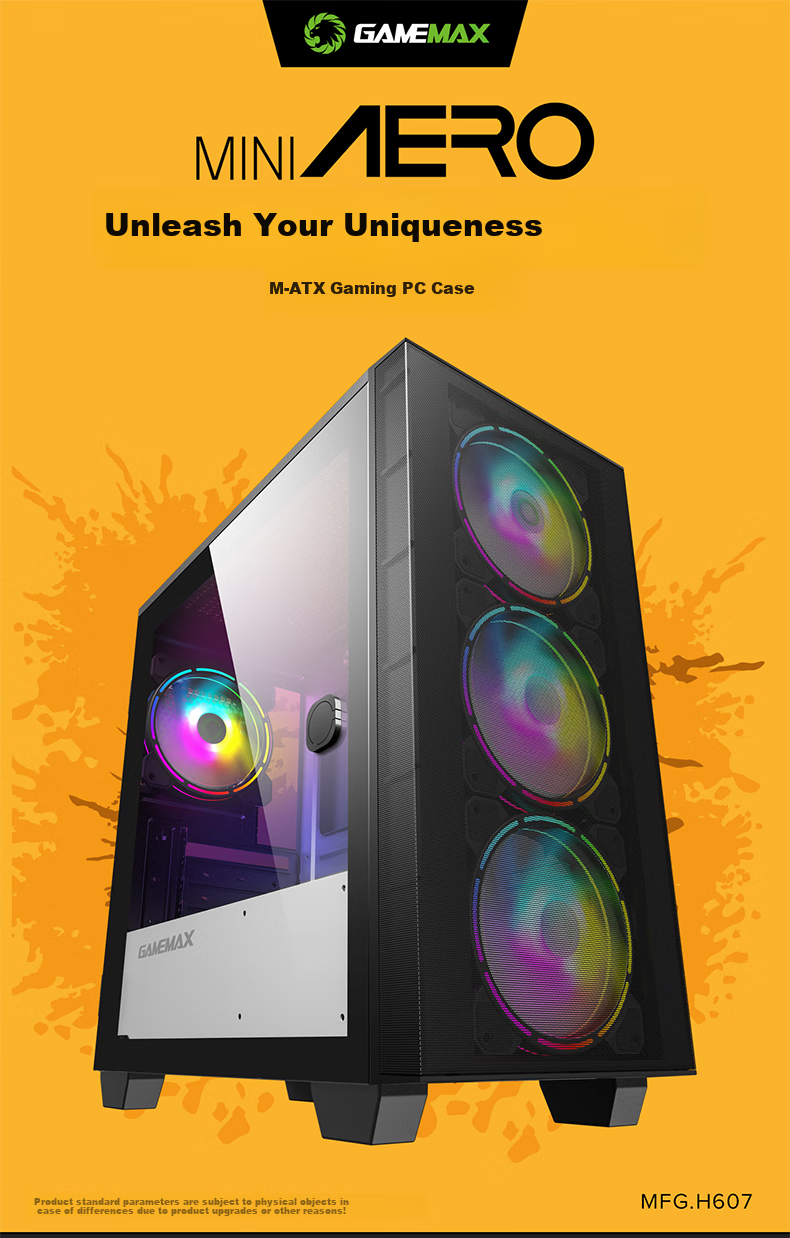 GAMEMAX Titan Giant 2 Full Tower Silent Desktop Computer Tower EATX/soundproof Noise Reduction Plate/water Cooling/360mm Water Cooling Can Only Fit 1 Optical Drive/multi-Bay Gaming Case 1