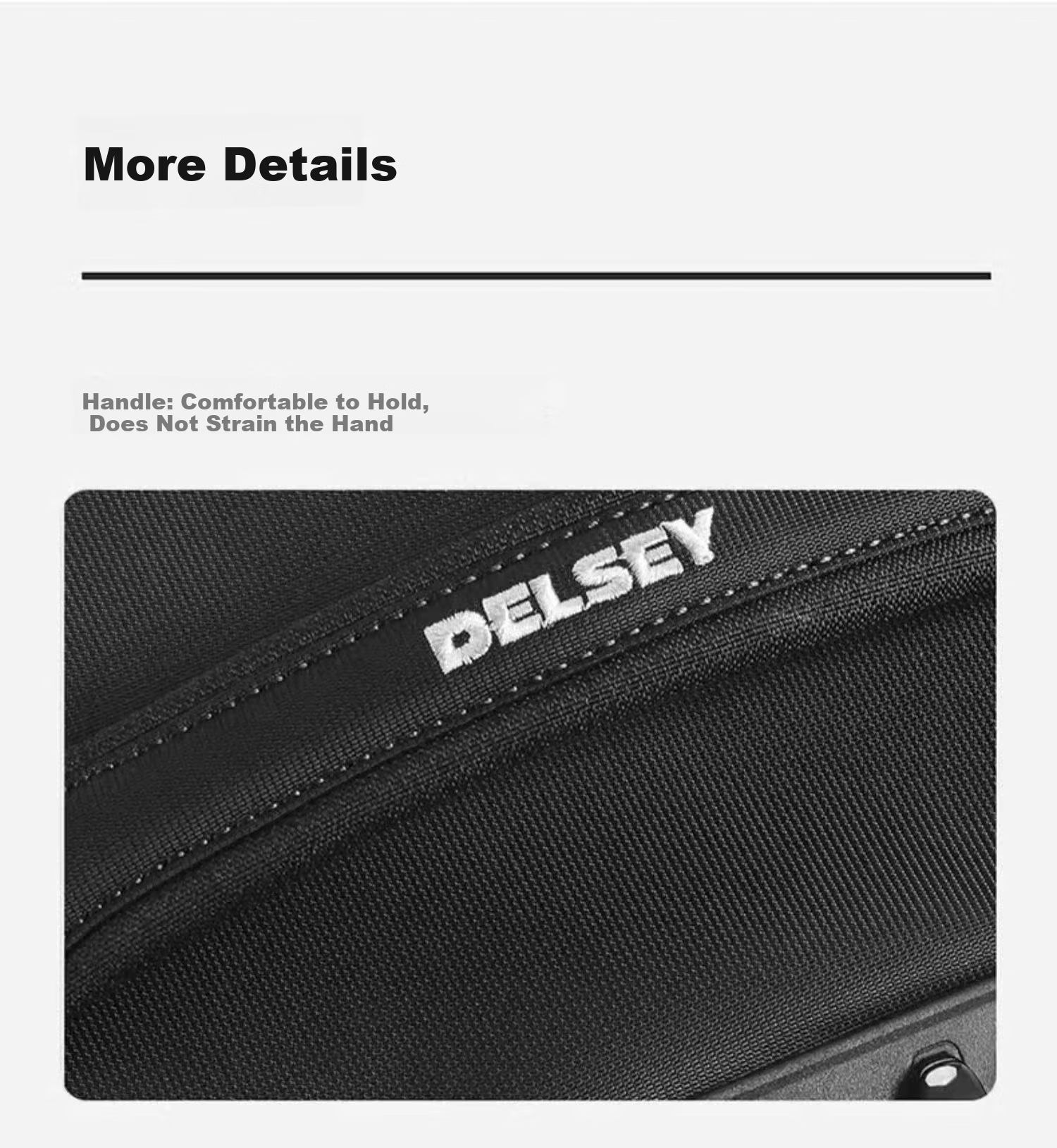 DELSEY French Ambassador Luggage, Ultra-Lightweight Password Lock Suitcase, Soft Fabric Travel Case, 24-Inch 21