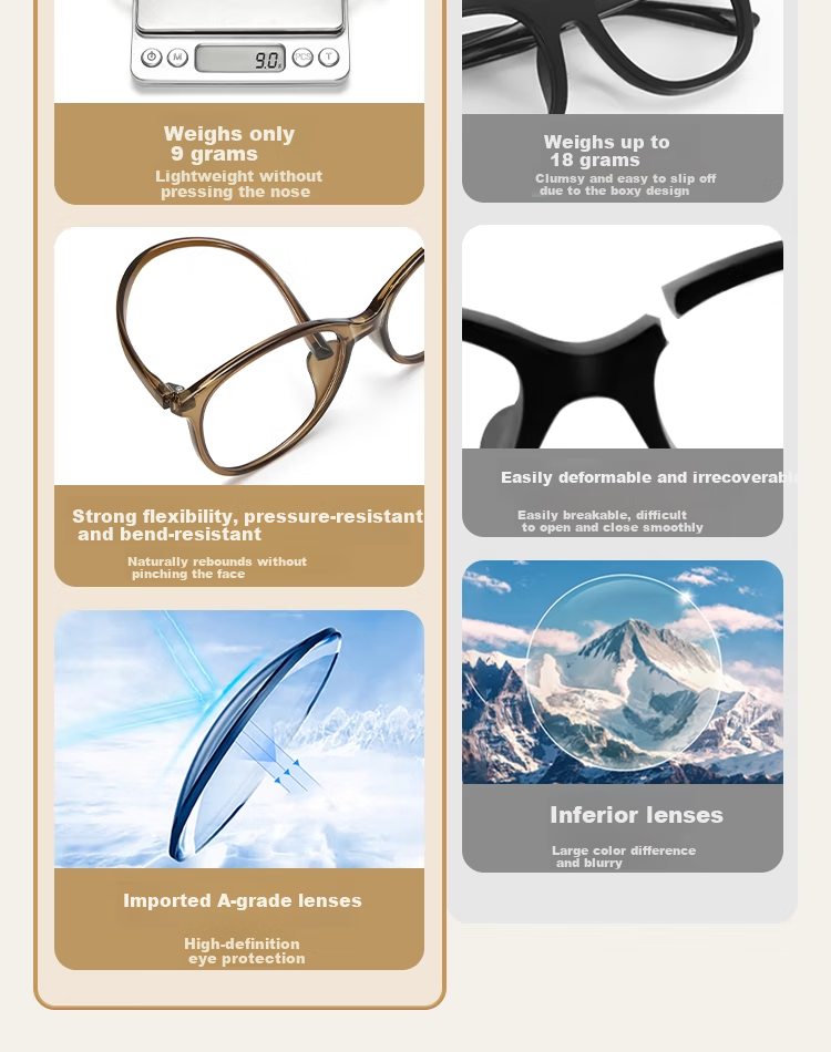 Molake German Imported Material Blue Light Blocking Reading Glasses for Women, Bifocal Ultra-Light Fashionable High-Quality Genuine Product Gift 18