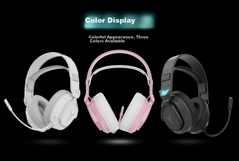 Lenovo Savior Wireless Gaming Headset R360 White, 2.4G Wired Wireless Bluetooth Gaming Headset, Tri-Mode Over-Ear Gaming Headphones for PC, Enjoy LOL Black Myth: Wukong 5