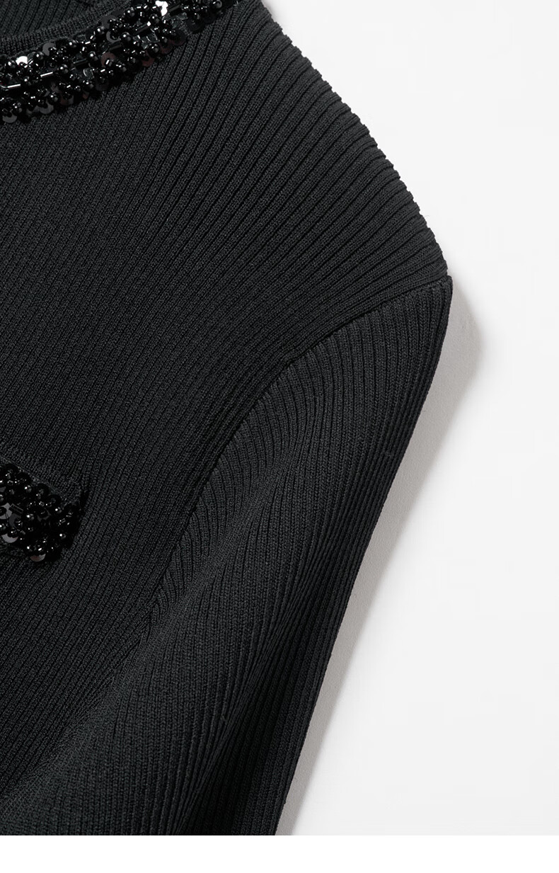 YANYEE Women's Short Sleeve Knitted Cardigan Summer 2025 Thin Slim Fit Commuter Elegant Small Jacket Top Black L 18