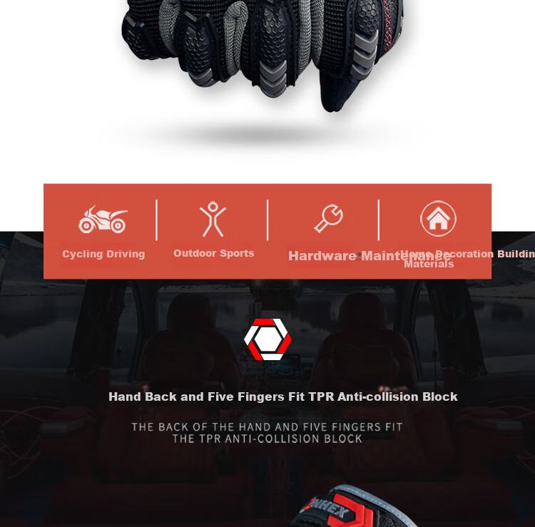 Saiteli Multi-Functional Mechanical Gloves, 1 Pair, MAC465B, Impact-Resistant And Shock-Absorbing, Emergency Rescue, M Size, Genuine Product 3