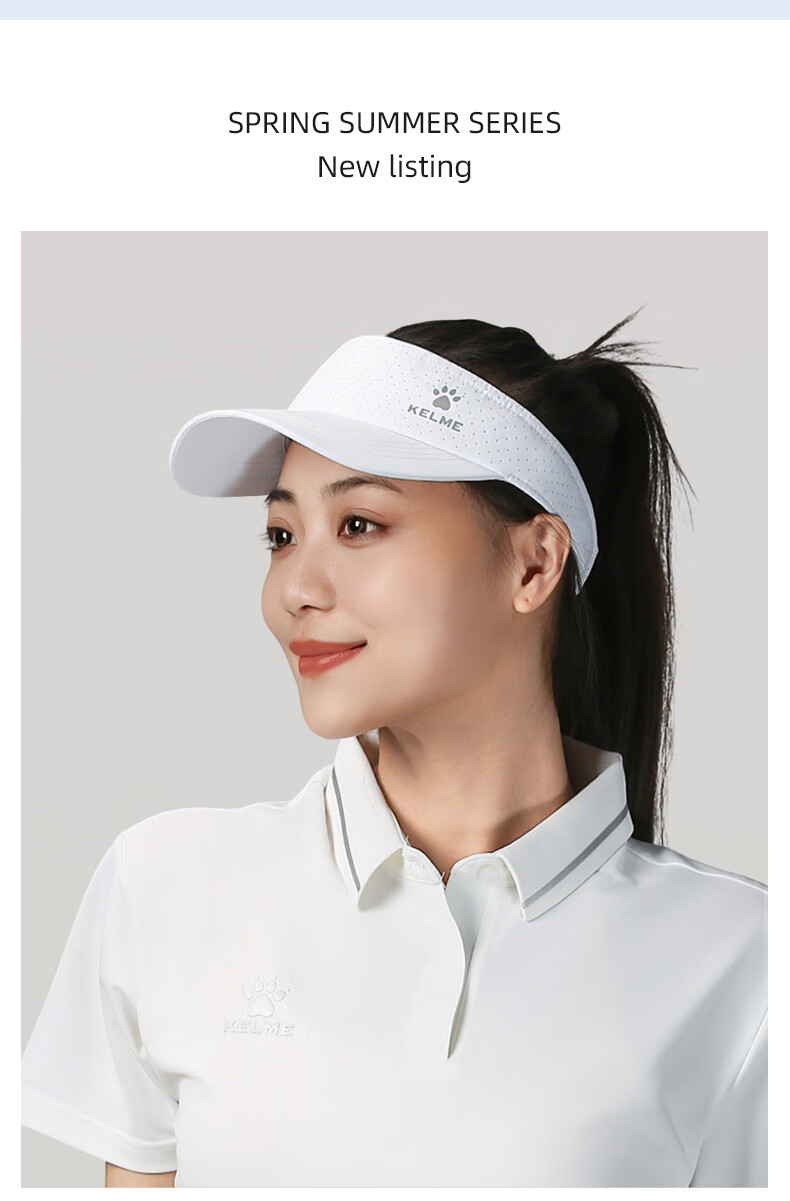 KELME Marathon Sports Quick-Dry Running Training Racing Cap Mesh Breathable Tennis Sunshade Sun Protection Hat 16