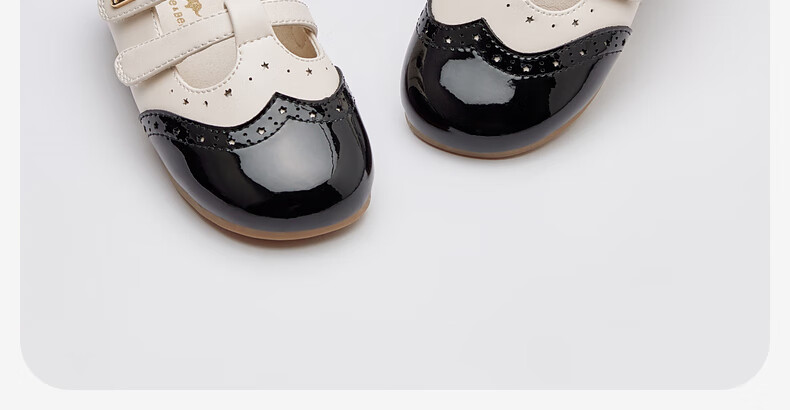 DAVE & BELLA Children's Non-Slip Leather Shoes, Autumn Girls' Soft-Soled Princess Shoes with Chanel-Inspired Style for Older Childre 17