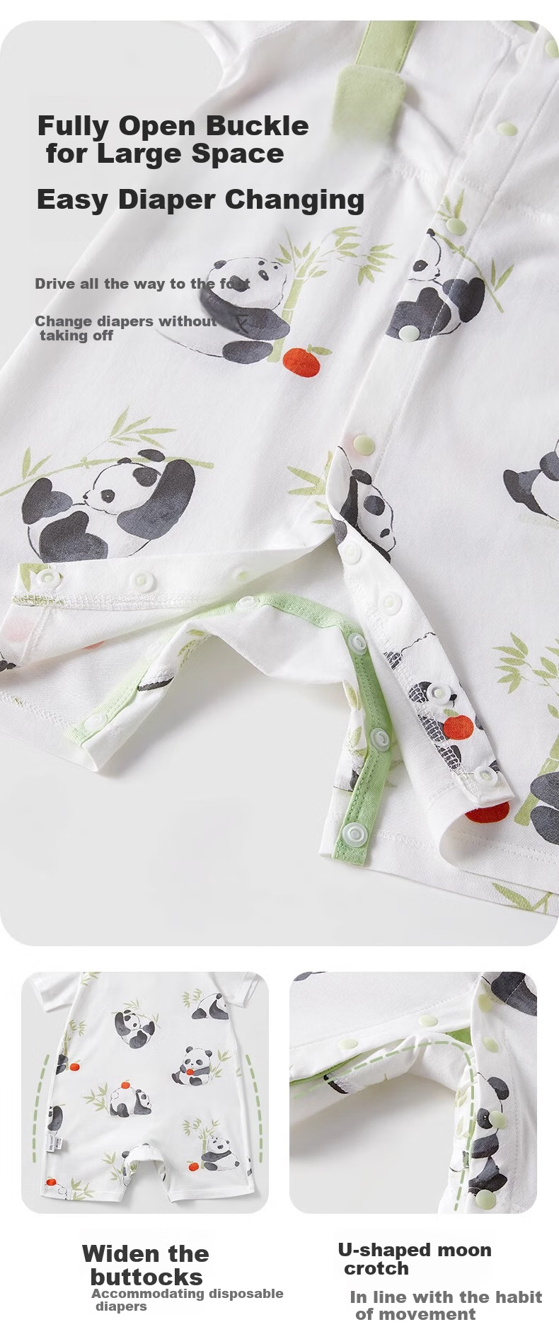 AIBEDILA Baby Clothes, Summer Thin Style, Toddler Spring Outfit, Cotton Air Conditioning Short-Sleeve, for Baby Boys And Girls, Outdoor Onesie 7