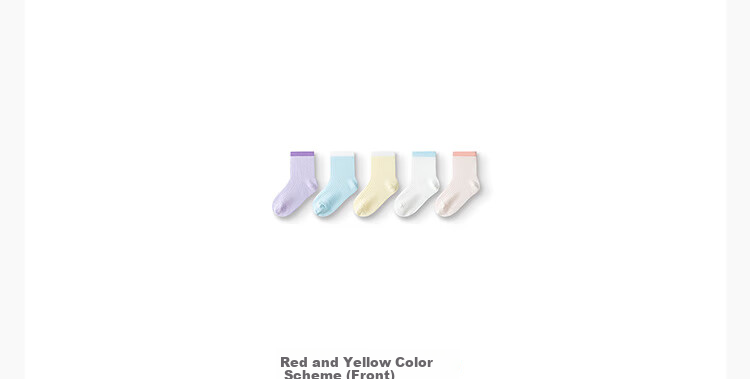 BALABALA Summer Mesh Sports Socks for Children, Breathable Socks for Boys And Girls, Kids And Teens, Five Pairs Pack 209225172204 17