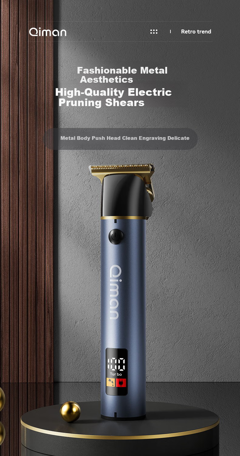 Qiman Hair Clipper, Haircutting Tool, Self-Use Hair Trimmer for Home, Adult And Children's Use, Baby Hair Shaver, Men's Special Electric Hair Clipper, Haircutting Tool, Gift for Father 2