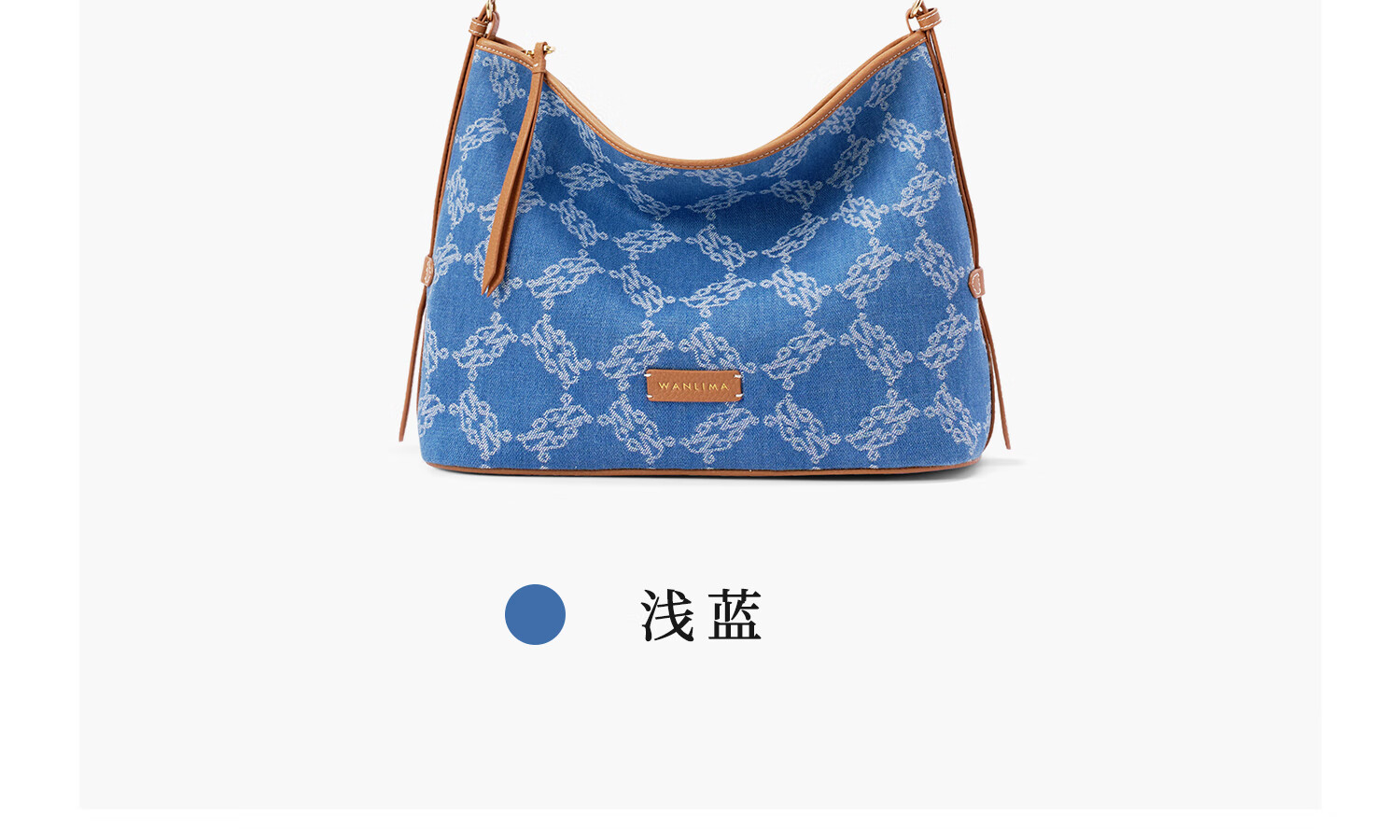 Wanlima New HOBO Bag, Denim Tote Bag, Versatile Commuter Shoulder Crossbody Bag for Women, Birthday Gift for Girlfriend 16