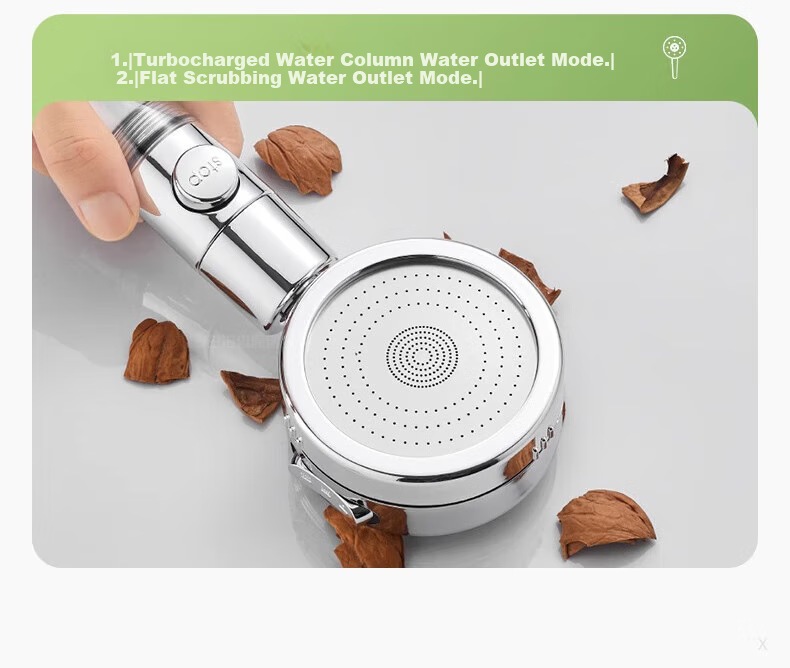 X-GRKE [Germany] Pressurized Filter Shower Head Filter for Home Use, Handheld Shower Head, Removes Residual Chlorine, Skin-Friendly 29