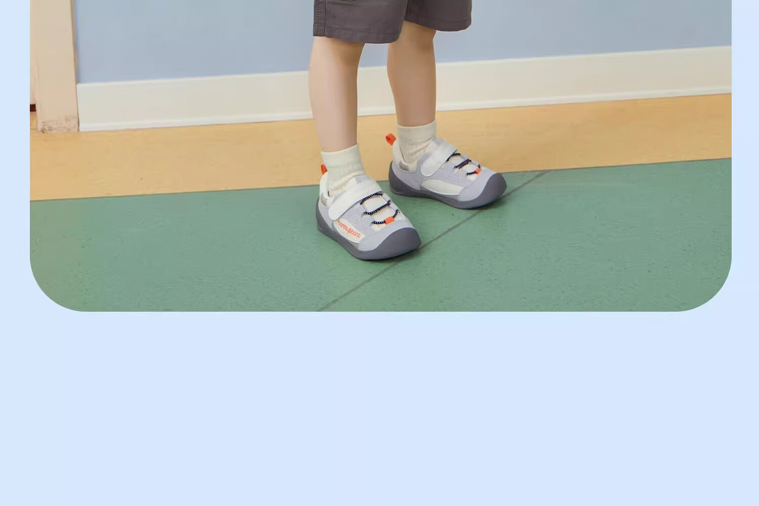 BARBBY&BANA Baby Walking Shoes Infant Footwear Spring/summer 2025 Breathable Soft-Soled Functional Shoes for Ages 1-3 Sand Gray Size 20 30