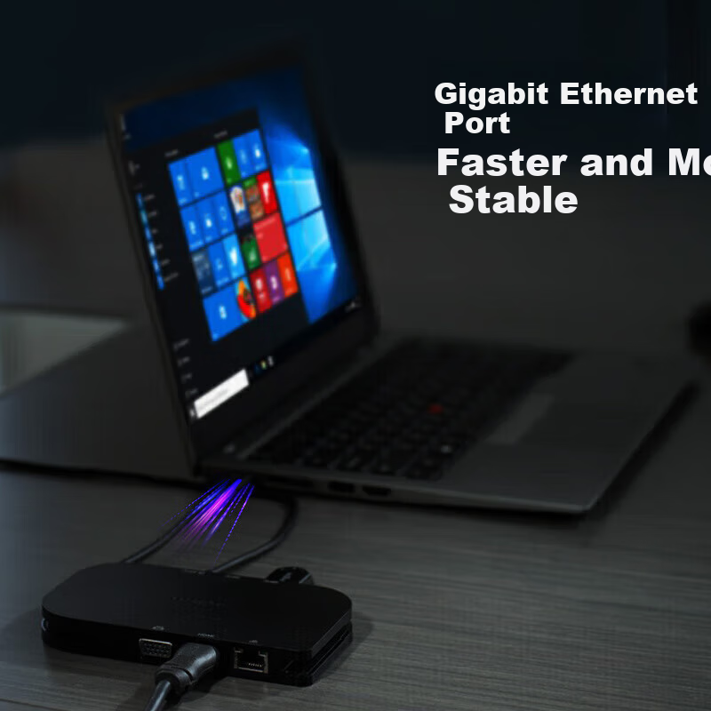 Kensington SD1610, Six-In Portable Docking Station, Type-C Expansion Dock, Compatible with Apple And Other Laptops, Expansion Dock, K38365