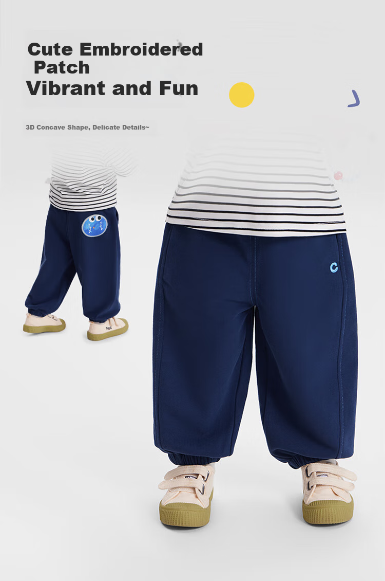Ciciibear [Nuo Mi Mian] Ciciibear Baby Pants Spring And Autumn Style Boys' Sweatpants Spring Outfit Children's Casual Pants 2025 New Style Girls' 6