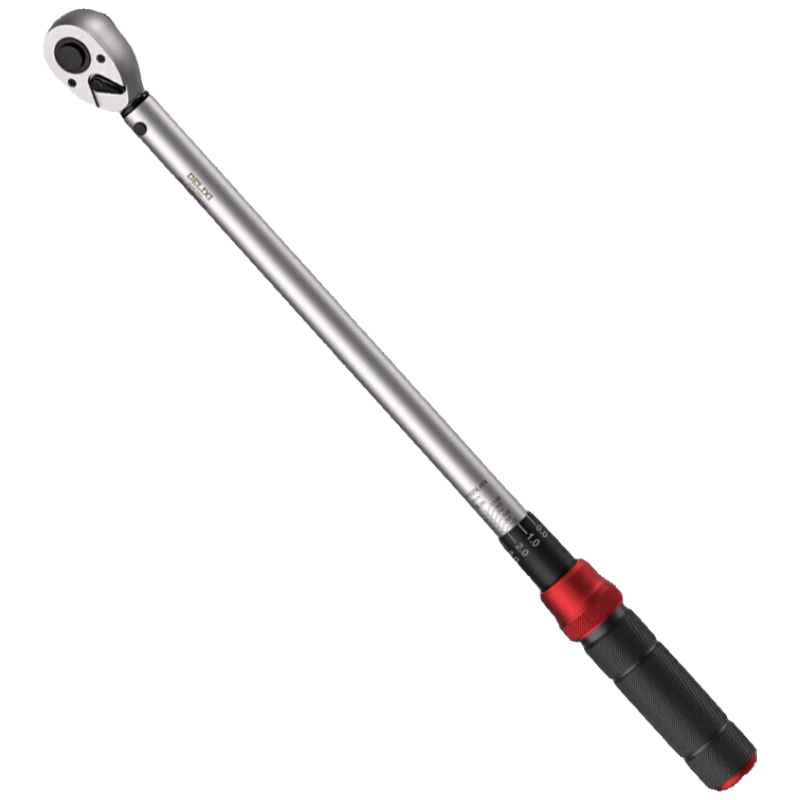 DELIXI ELECTRIC High Precision Preset Torque Wrench Adjustable Ratchet Wrench Automotive Repair 72-Tooth Large Ratchet 40-400Nm