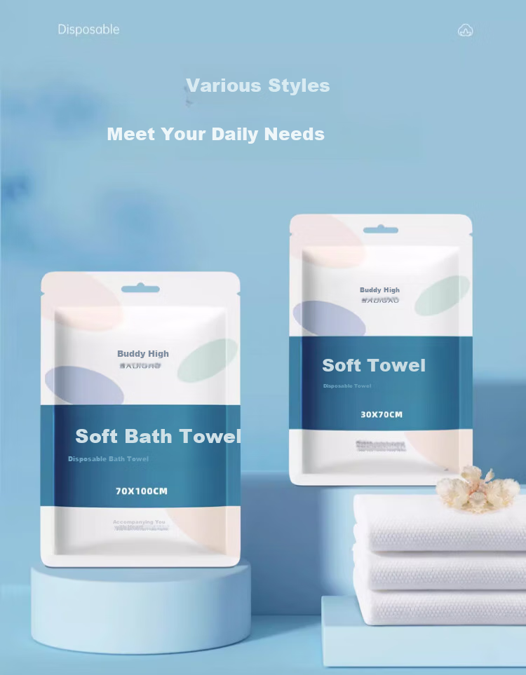 BADIGAO Disposable Bath Towel, Individually Wrapped Travel Towel, Compressed Thickened Enlarged Towel for Tourism And Hotel Use 8