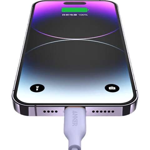 Кабель ANKER для зарядки Apple iPhone, MFi Certified, Type-C - Lightning, 0.9м, светло-фиолетовый