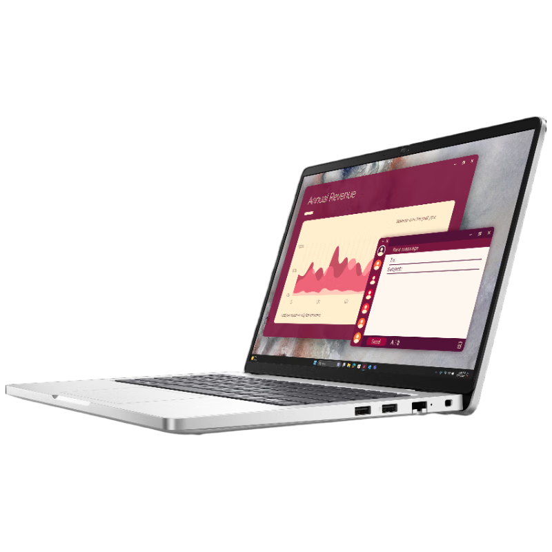 DELL Dell Pro 14 2025 AI Core Ultra5 16GB RAM 512GB SSD Integrated Graphics 14-inch Business Lightweight Laptop Silver