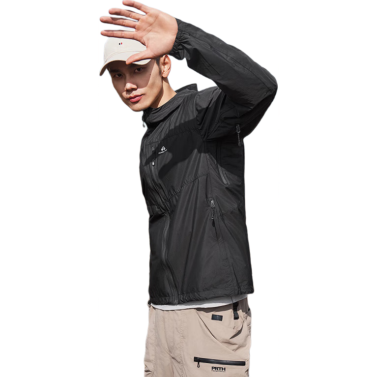 Pioneer Camp Turtle Sun Protection Jacket for Men, Summer Lightweight Sun Protection Clothing, Outdoor Water-Repellent UV-Resistant Skin Coat, Loose-Fitting Outerwear