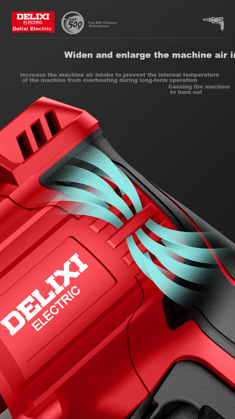 Deli Xidianqi 550W Electric Drill, AC Motor Screwdriver, Power Tool, Multi-Functional Handheld Drill, DLX-DZ1613 20