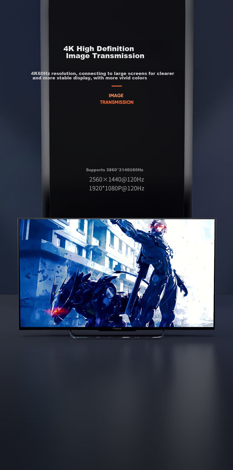 BIAZE HDMI 2.0 to DP 1.2 Adapter Cable, LT6711 Chip, Displayport 4K 60Hz HD Video Connection Cable, Laptop PS5 to Monitor Connectio 5