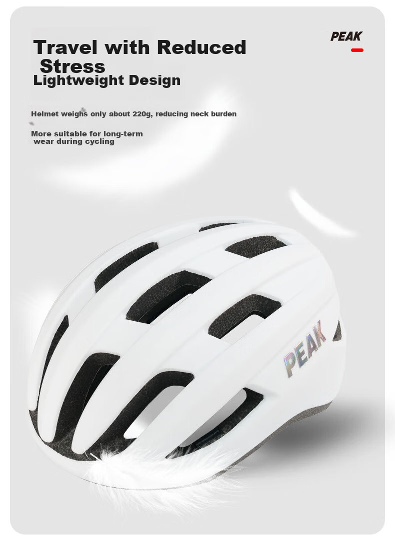 Pike Bicycle Helmet, Mountain Bike Road Bike Cycling Helmet for Men And Women, One-Piece Molding Safety Helmet, Matte White 1