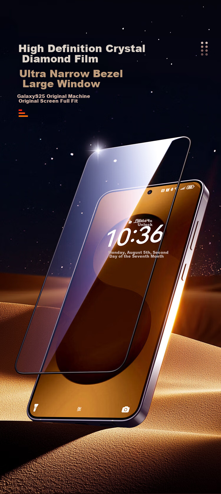 BIAZE [Triple Enhanced] Tempered Glass Screen Protector for Samsung Galaxy S25, Full Coverage HD Anti-Scratch Fingerprint-Safe Quick Unlock Protective Glass for Samsung S25 JM607 1