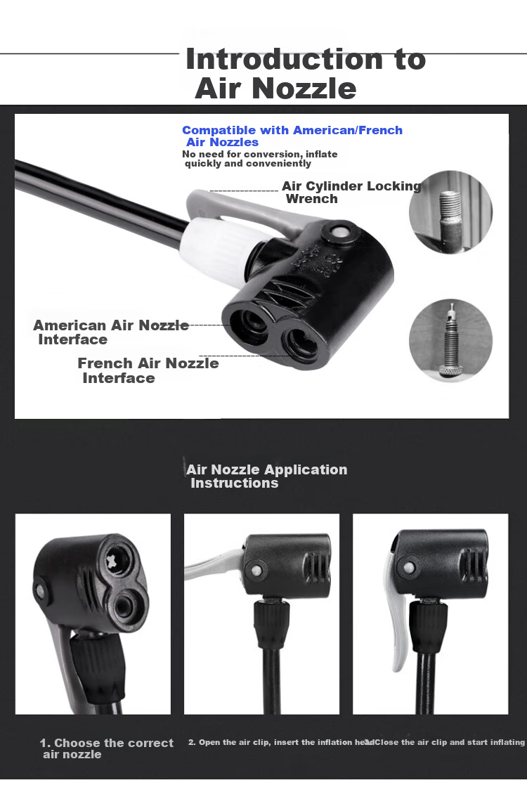 Adandyish High-Pressure Air Pump for Mountain Bikes, Cars, Electric Motorcycles, Basketball, Outdoor And Home Use, Mini Portable Inflator 5
