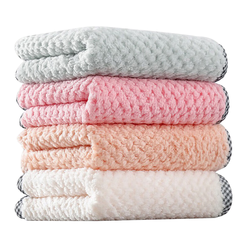 Jiebishi Kitchen Cleaning Cloth, 25*25cm, Pack of 10, Large-Size Absorbent Cleaning Cloth for Kitchen, Car Wash Cloth