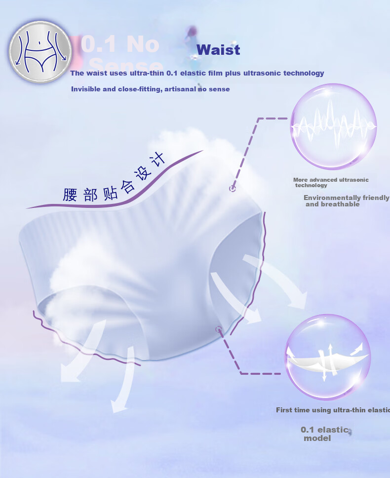 Elis Wang Guangyu Sleep Pants [12-Hour Antibacterial], 2 Pieces, L Size, Ultra-Thin Menstrual Pads, Sanitary Napkins, Sold by JD 4