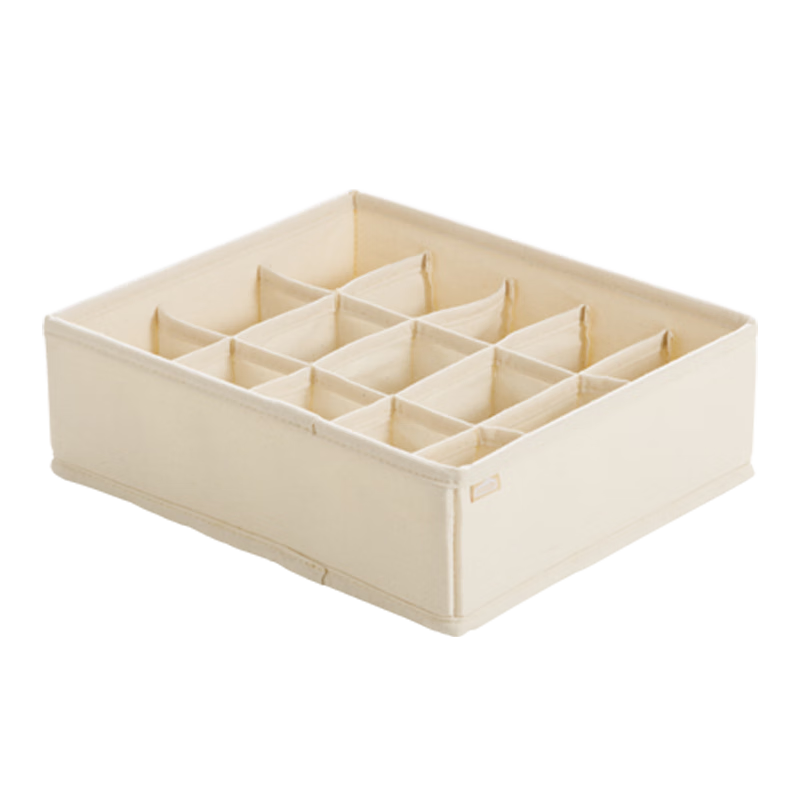 Jicang Fabric Drawer Organizer Storage Box for Underwear Bra Socks and Intimate Clothing