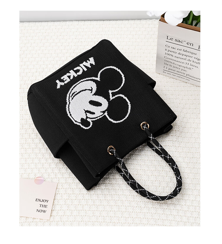 Disney Handbag, Women's Bag, Mickey Mouse Large Capacity Commuter Tote Bag, Small Purse for Women, College Student Bag, Women's Bag 2