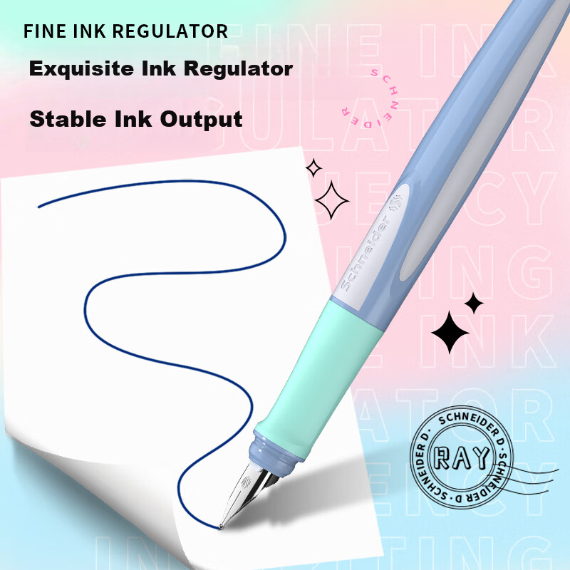 Набор из перьевой и шариковой ручки Schneider RAY Oxygen Blue 168132, Германия