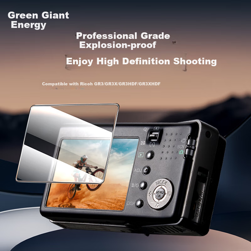 Llano Camera Tempered Glass Protective Film, Suitable for Ricoh GR3/GR3X/GR3 HDF/GR3X HDF Camera Screen Protector, Single Piece