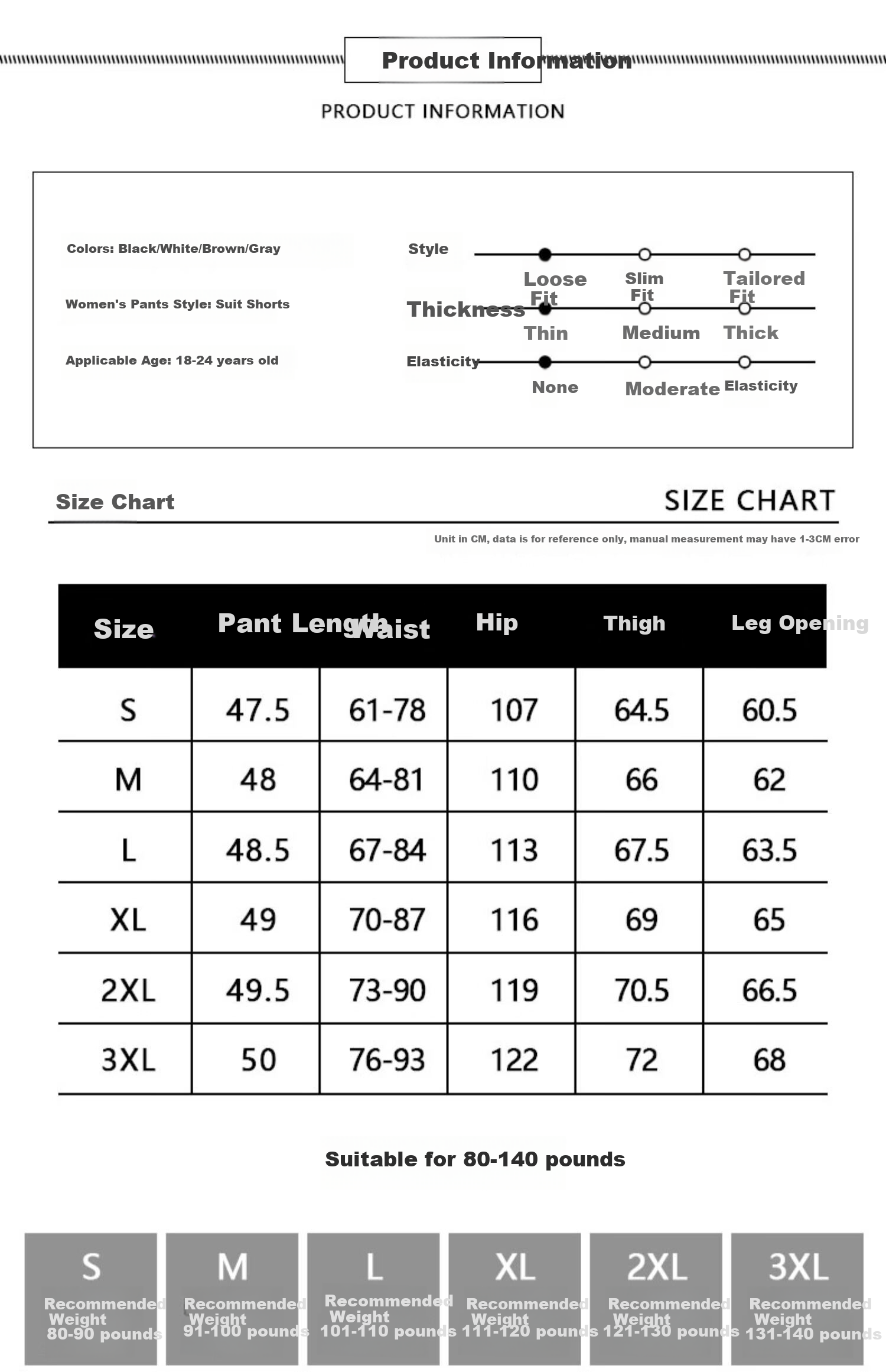 LangSha Women's Wide-Leg Straight Shorts, Summer Loose-Fitting High-Waisted Slimming A-Line Mid-Length Pants for Outdoor Wear 8
