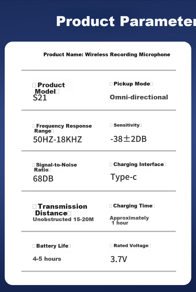 Aigo S16 Wireless Microphone, Clip-On Microphone with Two Mics, Small Bee Vlog Interview Outdoor Live Streaming Special Equipment, Mobile Phone Audio Microphone, Compatible with Apple And Android 14